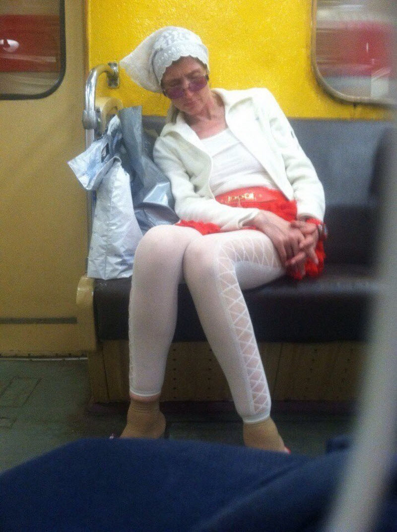 Модники из российского метрополитена
