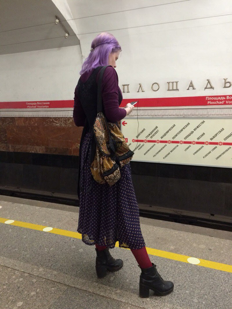 Модники из российского метрополитена