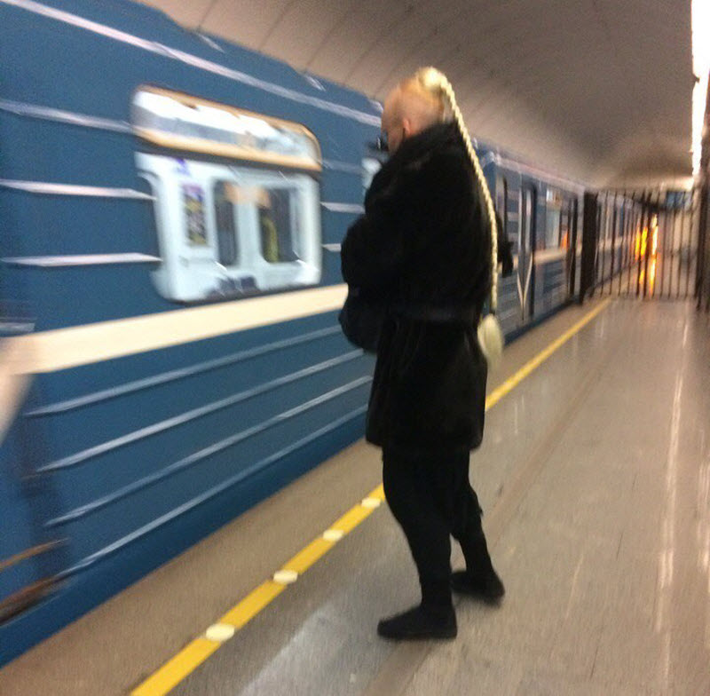 Модники из российского метрополитена