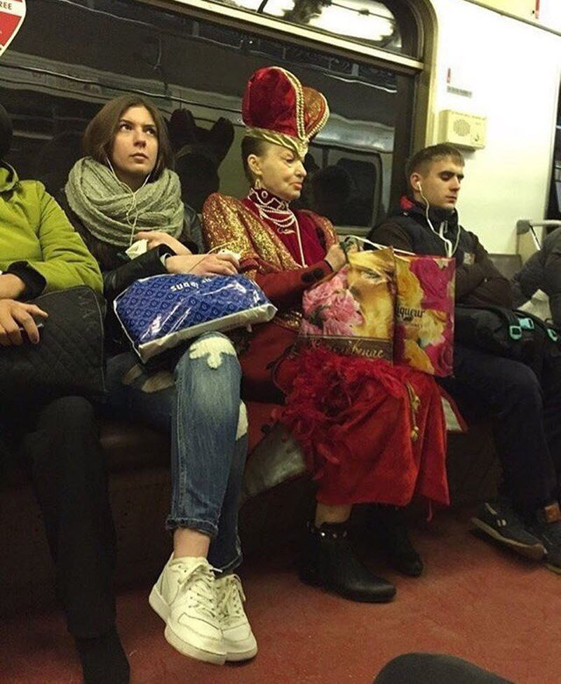 Модники из российского метрополитена