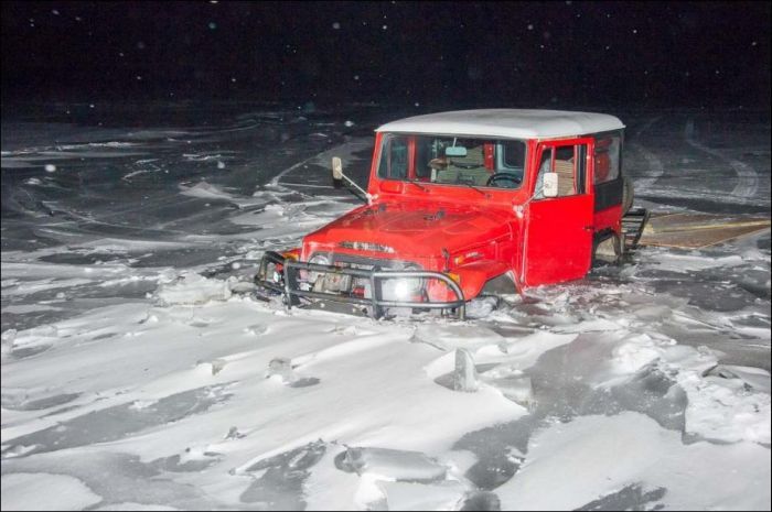 Сгоняли на зимнюю рыбалку (9 фото)