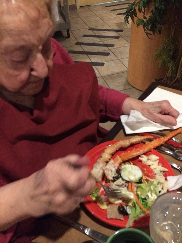 Как бабуля отпраздновала 103-летие
