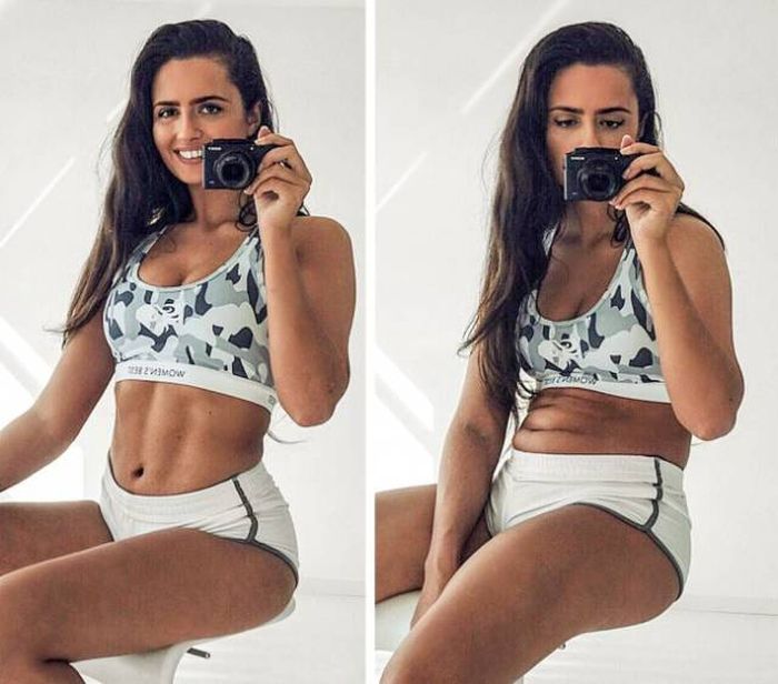 Девушки развеивают миф об идеальных телах в Instagram