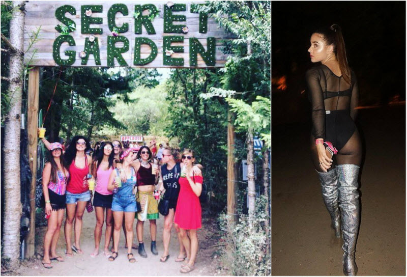 Блестки, японские школьницы и будка для поцелуев 48-часовой Secret Garden Festival
