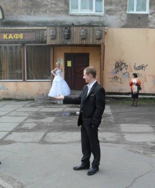 Смешные свадебные фото