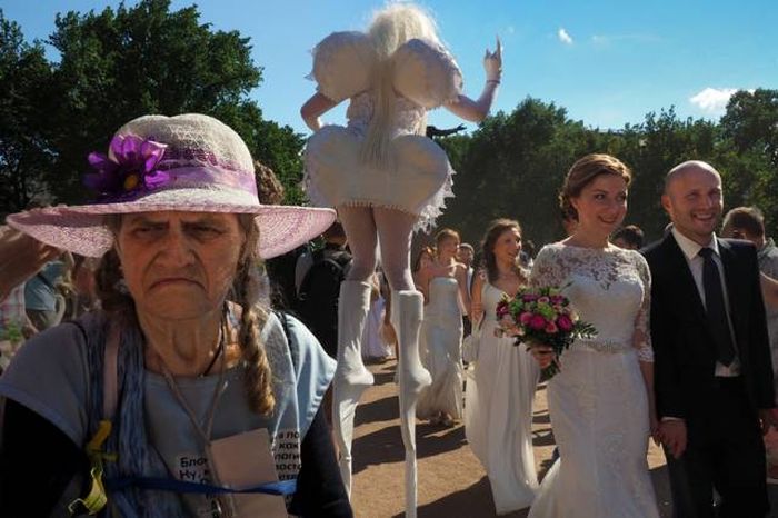 Смешные свадебные фото