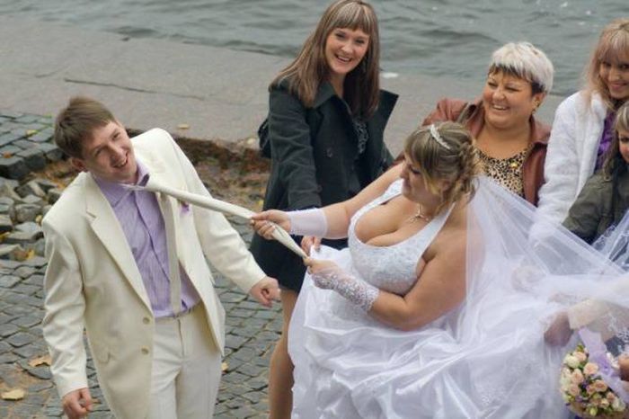 Смешные свадебные фото