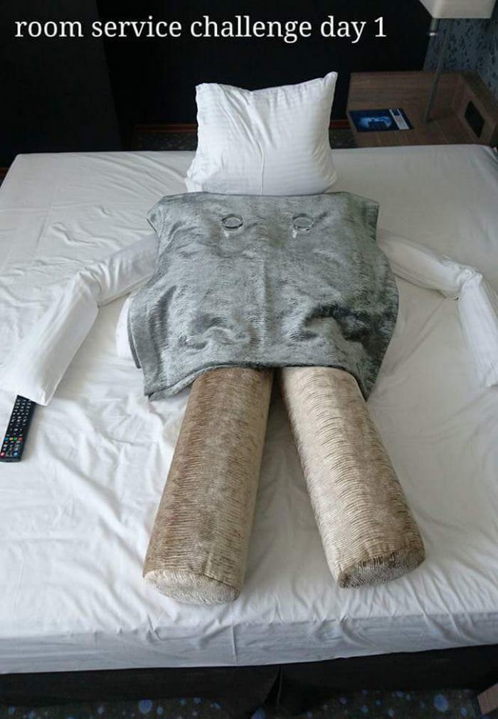 Необычное развлечение в отеле Необычное развлечение в отеле