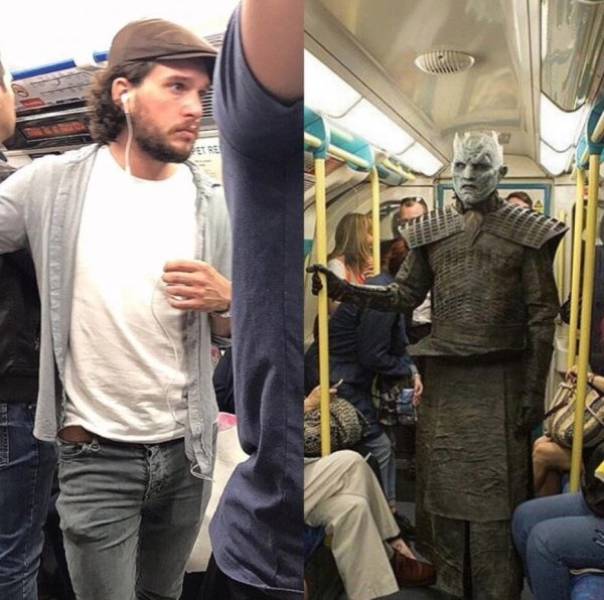 Странные пассажиры метро