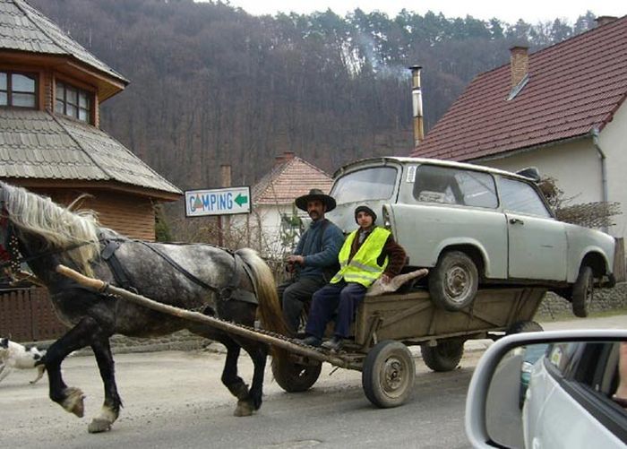 Безумные способы перевозки грузов