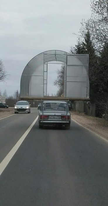 Безумные способы перевозки грузов