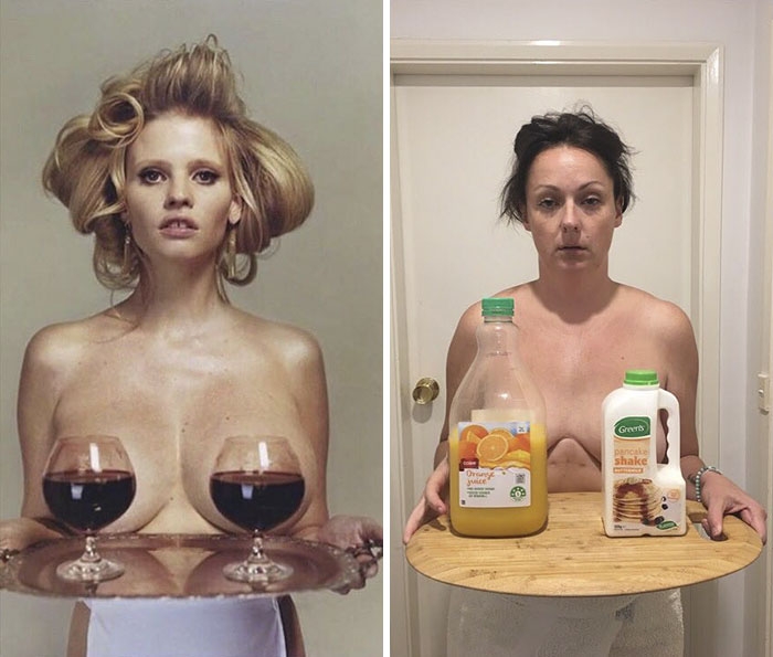 Комик Селеста Барбер продолжает делать смешные пародии фотографий звёзд на Instagram