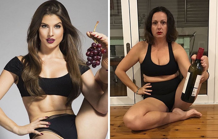 Комик Селеста Барбер продолжает делать смешные пародии фотографий звёзд на Instagram