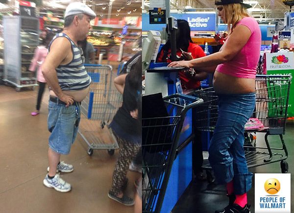 Экстравагантные покупатели Walmart Экстравагантные покупатели Walmart