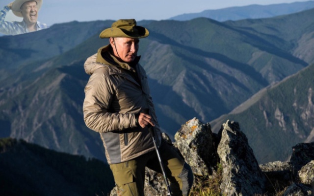Фотожабы: Владимир Путин отдыхает на природе