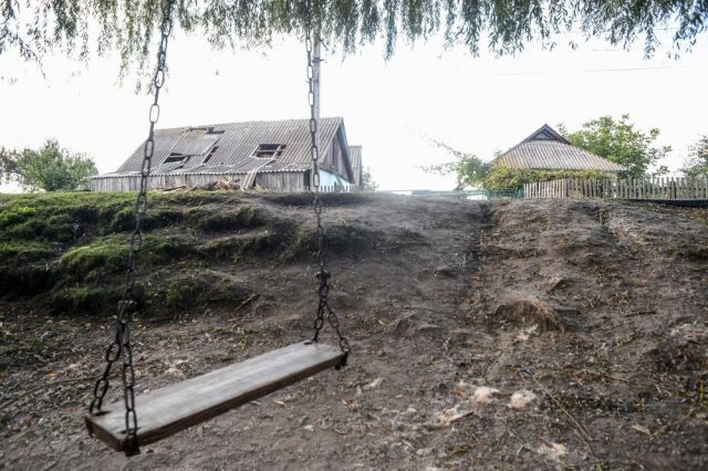 Калиновка после пожара на складе боеприпасов