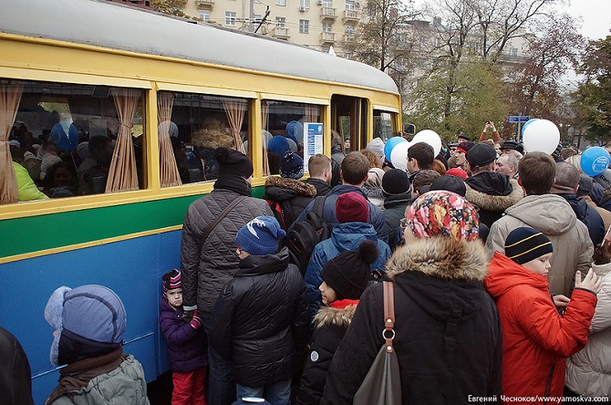 Парад ретро-троллейбусов в Москве Парад ретро-троллейбусов в Москве