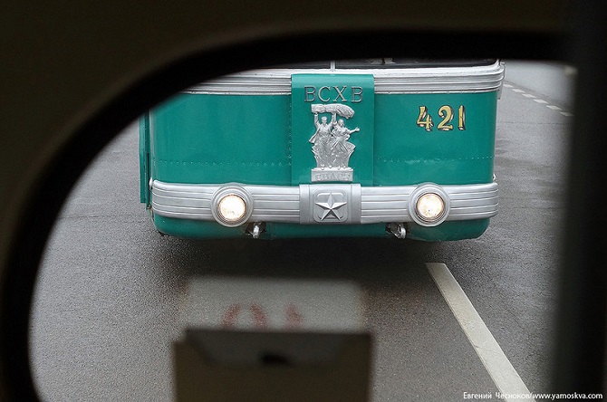 Парад ретро-троллейбусов в Москве Парад ретро-троллейбусов в Москве