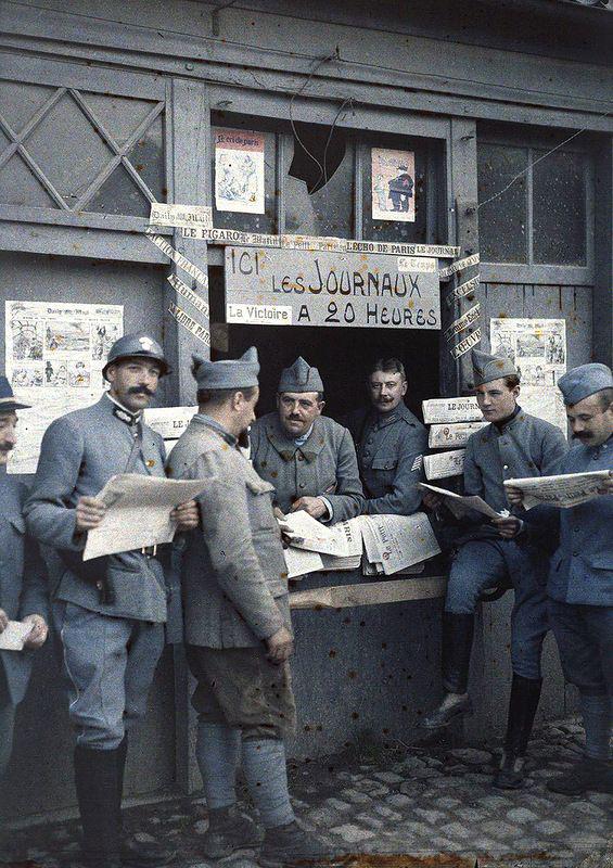Первая мировая на цветных снимках