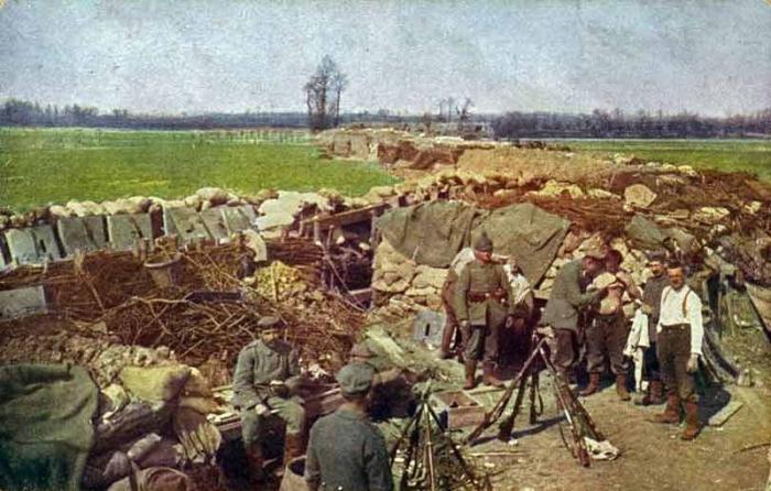 Первая мировая на цветных снимках