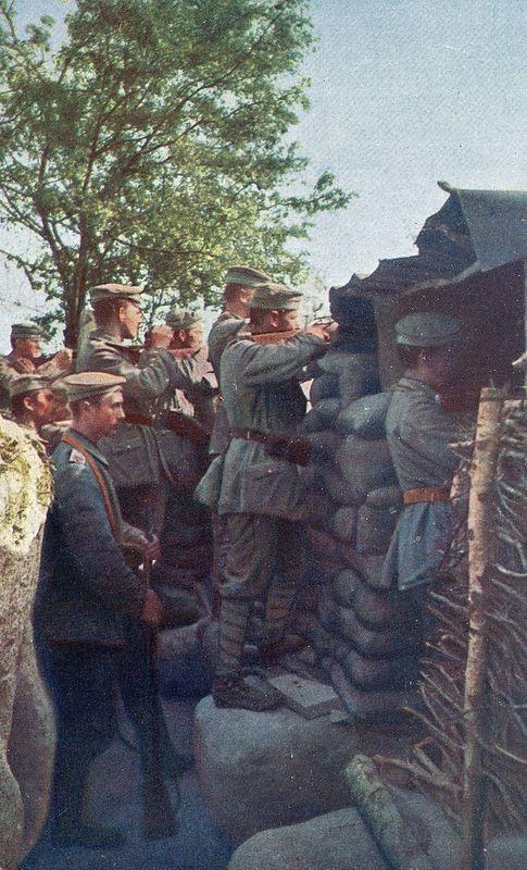 Первая мировая на цветных снимках