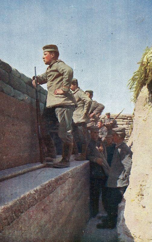 Первая мировая на цветных снимках