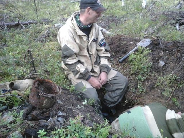 Торжественное захоронение бойцов Красной армии