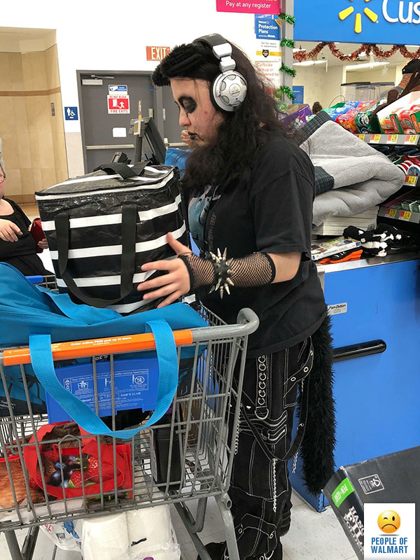 Экстравагантные покупатели Walmart
