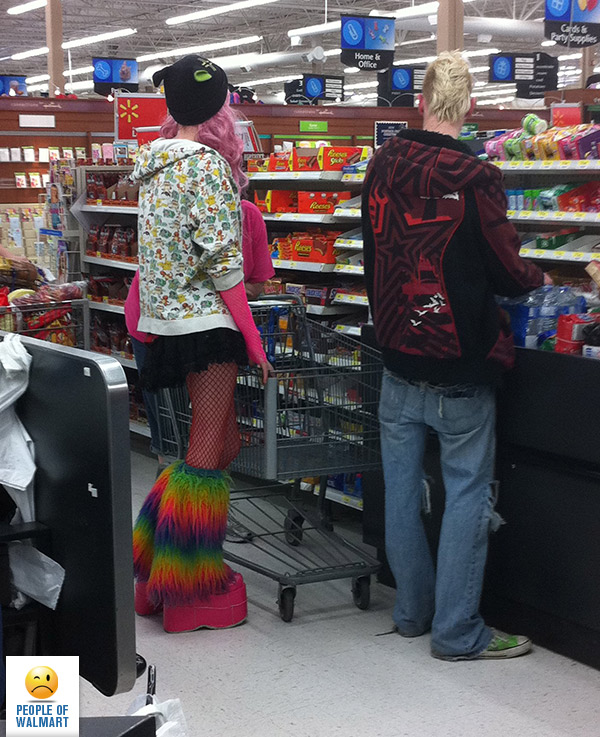 Экстравагантные покупатели Walmart