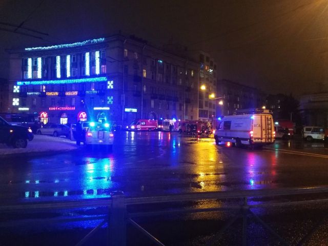 Взрыв в супермаркете в Санкт-Петербурге