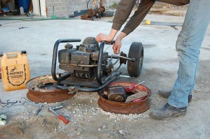 Подарил машину сыну