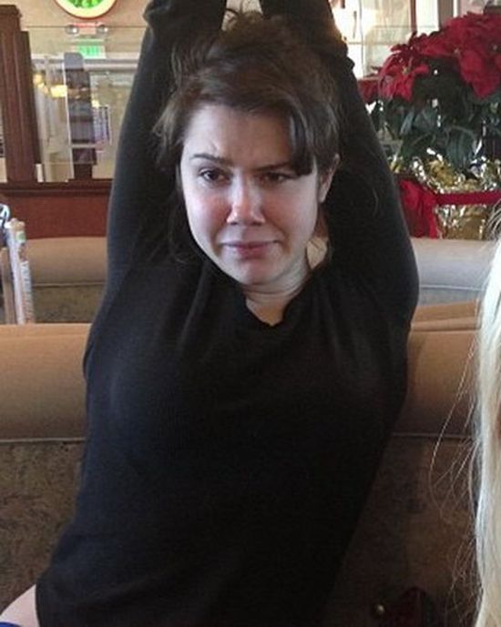 Звезда Playboy Клэр Синклер без макияжа (2 фото)