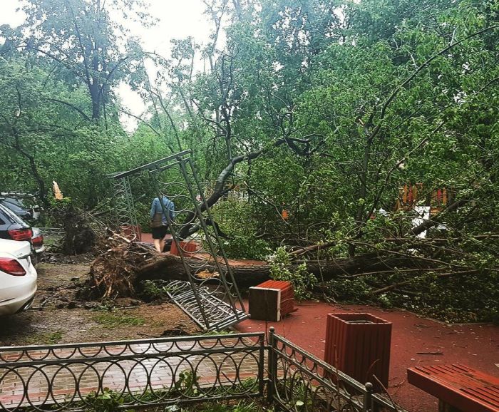 На Москву обрушился ураган