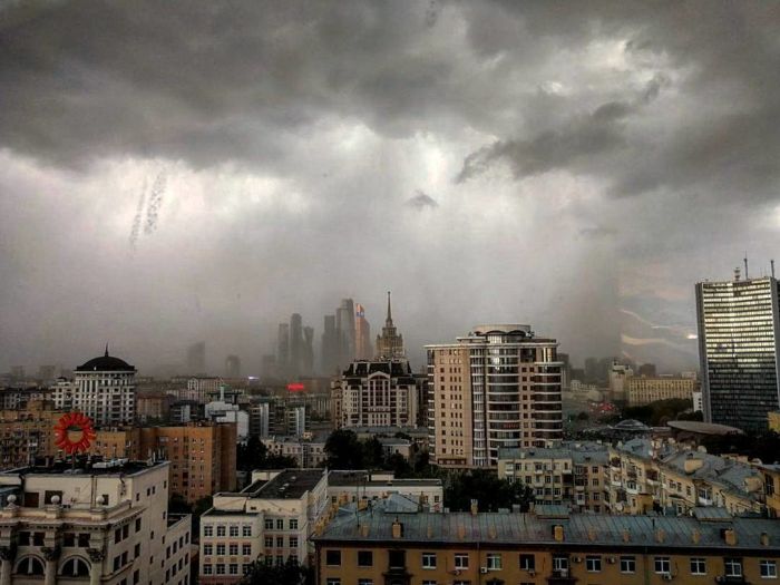 На Москву обрушился ураган