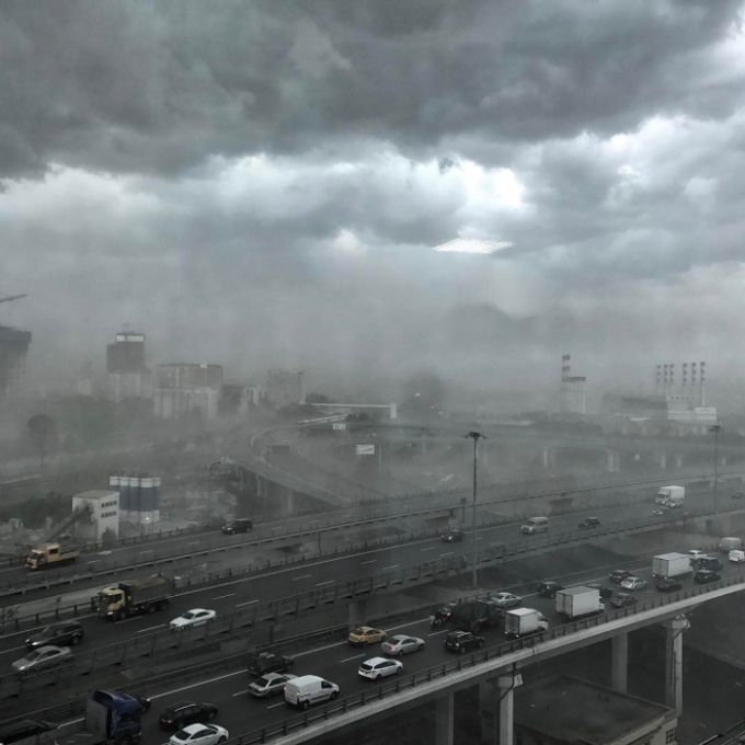 На Москву обрушился ураган