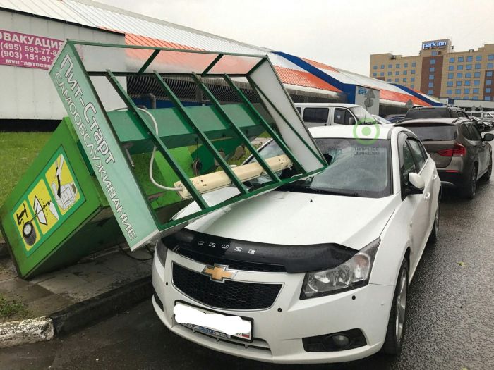На Москву обрушился ураган