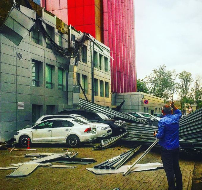 На Москву обрушился ураган