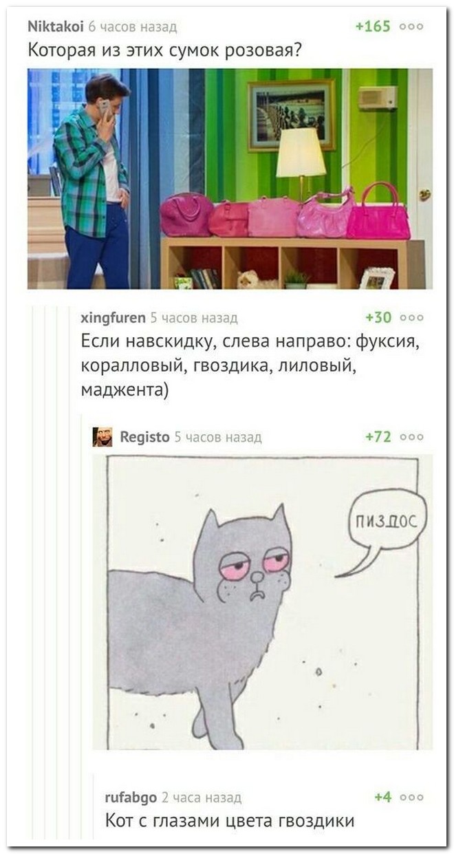Забавные комментарии из социальных сетей