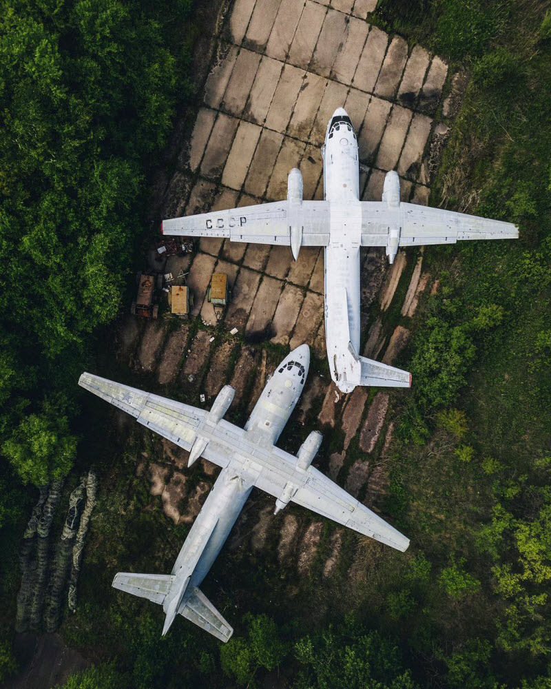 Kosmaj Project: заброшенные места России на аэрофотоснимках