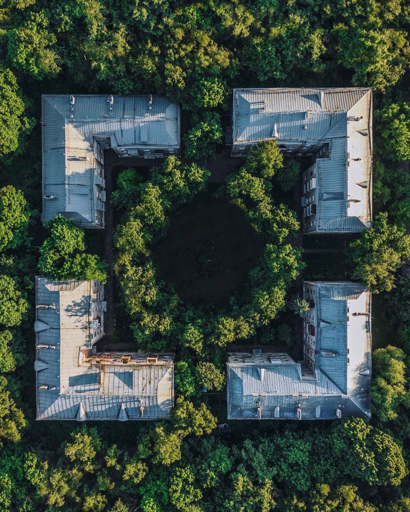 Kosmaj Project: заброшенные места России на аэрофотоснимках