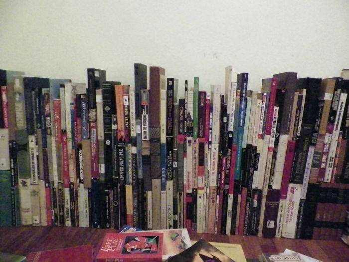 Книжный шкаф из книг (10 фото)