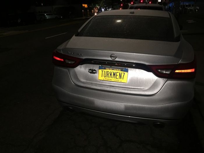 «Русские» номера на автомобилях в США