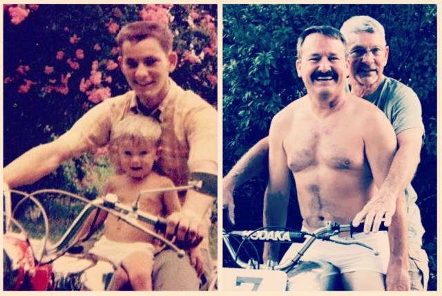 Фотографии спустя годы в стиле: "Тогда и сейчас"