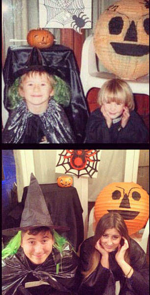 Фотографии спустя годы в стиле: "Тогда и сейчас"