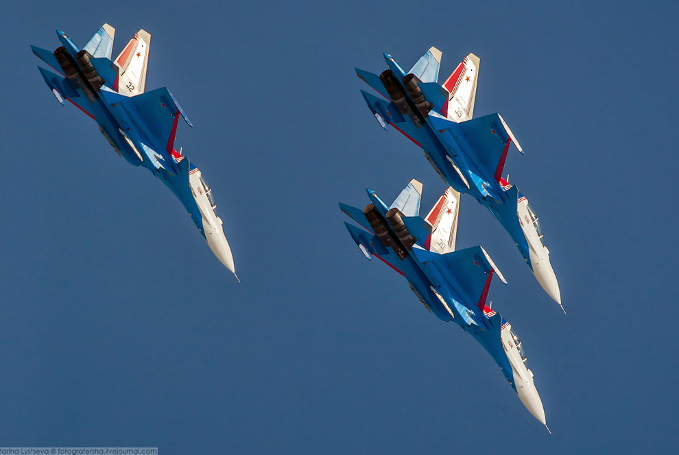 «Русские Витязи» на авиационно-космической выставке Dubai Airshow 2017