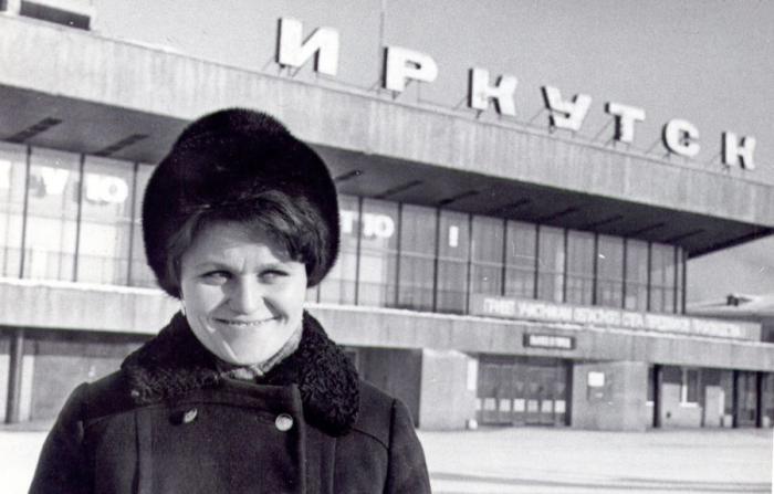 Ретро фото аэропорта г. Иркутска