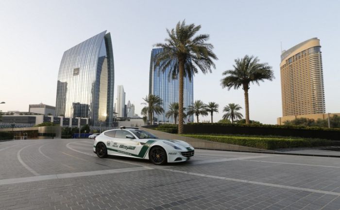 Женщины-полицейские на дорогих суперкарах (8 фото)