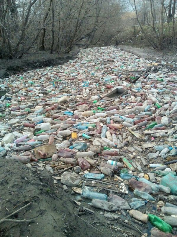 «Бутылочная река» в Барнауле
