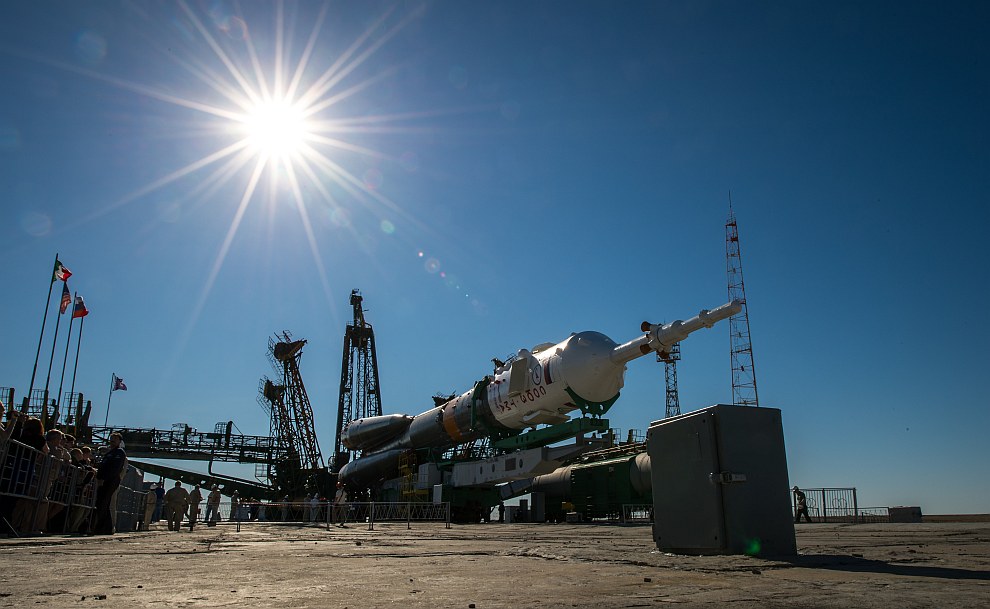 Старт космического корабля «Союз ТМА-09М» с Байконура Старт космического корабля «Союз ТМА-09М» с Байконура