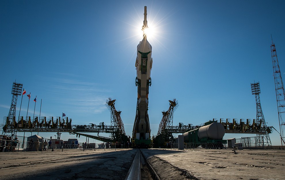 Старт космического корабля «Союз ТМА-09М» с Байконура Старт космического корабля «Союз ТМА-09М» с Байконура